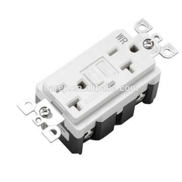 BAS-003WR Haushalt amerikanischen Steckdosen 20A 1LED gfci Steckdosen